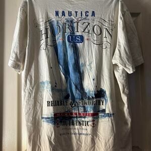 (L) Nautica Vintage Boat Shirt